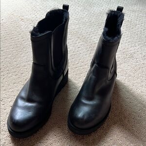Brand newUGG Black Winter Rain Boots with Classic Design